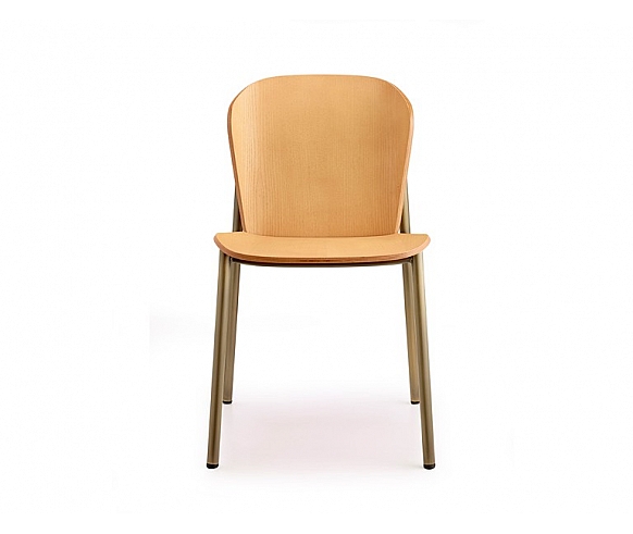 Finn metal wood chair